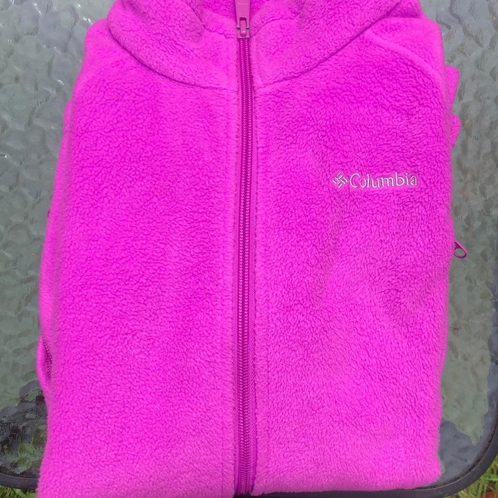 Girl’s Columbia Large fleece jacket